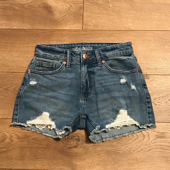 wild fable Pants - NWT Wild Fable Denim High Rise Shorts (Size 00)